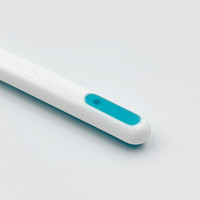 SJ Brosse de nettoyage de la langue en plastique coloré de haute qualité avec manche en caoutchouc antidérapant, gratte-langue