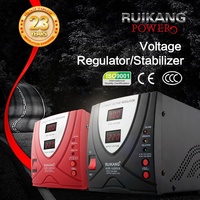 Régulateur de tension automatique monophasé 500W 1KW 2KW à commande par relais 220V pour usage industriel et domestique - Vente en gros usine