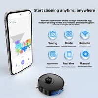 Aspirateur-balai électrique 3 en 1 pour la maison, 3000PA, robot LDS, navigation intelligente, cartographie, fonctionne avec Alexa, Google Home, commande vocale