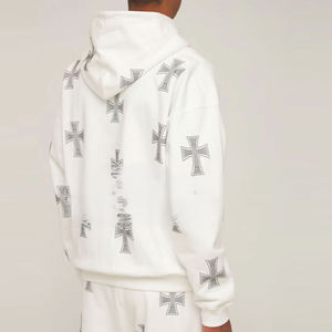 Fabricante de Pakistán, Chándal de Invierno para Hombre, 100% Algodón, con Pedrería, Diseño 2 en 1, Forro Polar, MOQ Bajo - Product Image 6