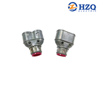 Penjualan Langsung Pabrik Terlaris 3838AST Snap Insulated Duplex Barrel 3/8" MC Connector OEM/ODM Fitting EMT
