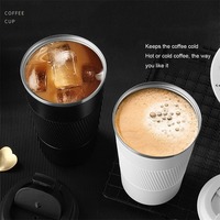 Tendance nouvelle tasse à thé au lait Portable pour voyage tasse à café isoler l'eau bouteille thermique en acier inoxydable flacons à vide Thermos