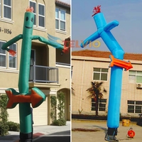 Feidu Sky Advertising Blue Inflatable Air Dancer Balloon Blower Durable Oxford Material Weather Resistant Waterproof Built-In