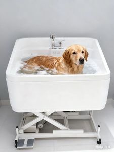 Bañera de Hidroterapia SPA de Acrílico de Lujo <span class=keywords><strong>para</strong></span> Mascotas con Esterilización de Ozono y Jets de Masaje, Bañera Grande <span class=keywords><strong>para</strong></span> Peluquería Canina Profesional - Product Image 2
