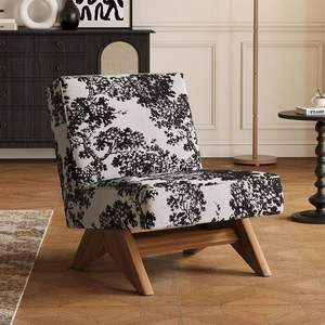 โซฟาเข้ามุมรูปตัวแอลทันสมัยสำหรับห้องนอน ระเบียง อพาร์ทเมนต์ โรงแรม ใช้เป็นเก้าอี้พักผ่อน พนักพิงไม้เนื้อแข็ง บุฟองน้ำ - Product Image 2