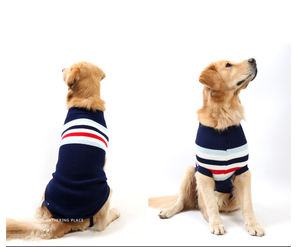 Kingtale Turtleneck Pet <strong>Cat</strong> Sweater Cold Weather Puppy <strong>Clothes</strong> Stitching Knitwear - Product Image 2