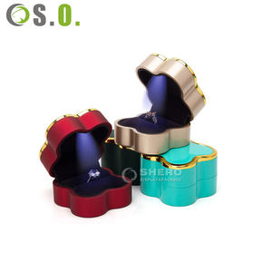 Cajas de Plástico Premium Negras Personalizadas de Lujo al por Mayor con Luz LED para Collares, Pulseras, Anillos, Pendientes y Joyería - Product Image 6