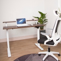 Bureau en acier bureau ordinateur Table de travail élévatrice ménage étudiant Table hauteur réglable électrique Table de jeu PC bureau