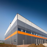 Kit de hangar métallique à faible coût et haute qualité, structure en acier pour entrepôt, abri préfabriqué à pignon incliné