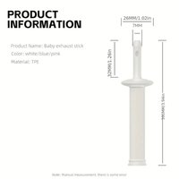 Accessoires de soins pour bébés, soulagement des coliques abdominales pour bébés, soins pour bébés, bâton anti-flatulences doux sans BPA pour nourrissons