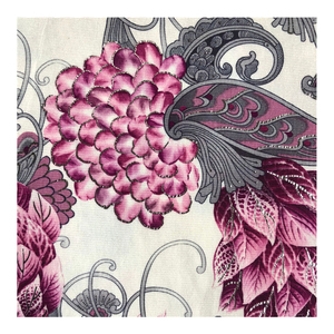 100 polyester microfibre broderie fleurs et bordure découpée nappe tissu <span class=keywords><strong>imprimé</strong></span> fleur tropicale - Product Image 6