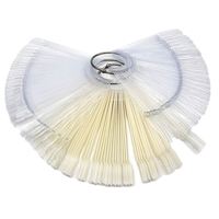 50 pièces d'échantillons de gel acrylique français forme cercueil, présentoirs de couleurs, cartes d'affichage, faux ongles, nuancier, pour la pratique de la manucure artistique