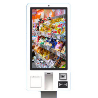 32 pouces tout en un pos ordinateur écran tactile kiosque distributeur automatique systèmes pos/écran tactile moniteur Pos