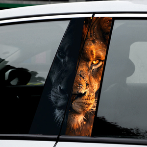 Car <strong>Sticker</strong> <strong>Decal</strong> Waterproof Vinyl B-Pillar <strong>Lions</strong> and Tigers Car Center Pillar <strong>Stickers</strong> for Car Door Pillar <strong>Stickers</strong> - Product Image 3