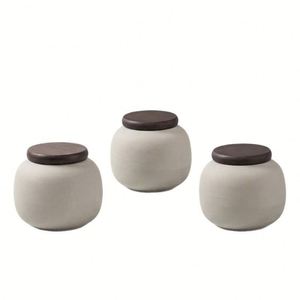 Custom Modern Design Handmade Airtight <b>Ceramic</b> Teardrop <b>Dog</b> Cremation Memorial Urn for Funeral Ashes - Product Image 5