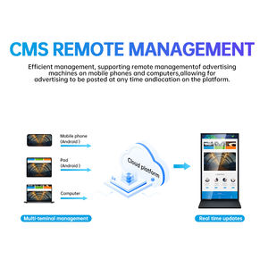 Kiosque publicitaire tactile Android sur pied avec écran LCD vertical intégral de 85 pouces pour centre commercial - Vente en gros - Product Image 5