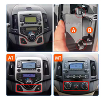 Autoradio Android 2 Din pour Hyundai I30 2007-2012, climatisation manuelle, CarPlay, écran tactile, navigation GPS automatique, lecteur multimédia stéréo