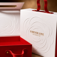 Boîte d'emballage cadeau haut de gamme personnalisable en carton gris en forme de livre avec dorure à chaud et fermeture magnétique pour bijoux