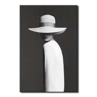 Mode créative peinture décorative féminine cadres de salon modernes photo art mural grande peinture suspendue