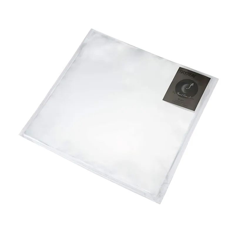 Housse extérieure pour disque vinyle LP en polypropylène transparent épais 3mil pour album de 12 pouces pour le stockage de CD dans des sacs et des étuis pour CD