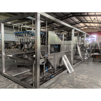 Unité d'abattage de volailles mobile conteneurisée 40 pieds, système d'abattoir avicole modulaire compact