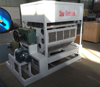 Populaire automatische machine voor het recyclen van oud papier en het vormen van eiertrays van papierpulp