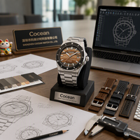 Montre à quartz pour homme personnalisée, OEM ODM, étiquette privée, logo personnalisé, fabricant de montres-bracelets en acier inoxydable