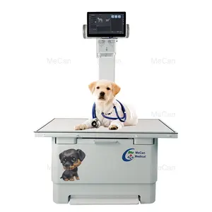 Máquina veterinária analógica para diagnóstico de raios X, fabricante de raios X, máquina digital de raios X veterinária de 20kW com painel DR e tela sensível ao toque