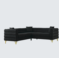 81,5-Zoll Übergroßes Konvertierbares Modulares L-förmiges Ecksofa-Set 5-Sitzer mit Memory-Schaum-Kissen für Wohnzimmer