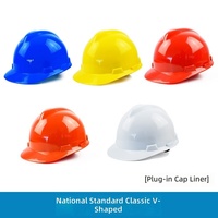Casque de sécurité épaissi conforme aux normes nationales pour les électriciens et les mineurs sur les chantiers de construction - Impression de logo personnalisée sans points de suspension