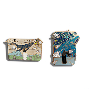 Aimant de réfrigérateur moderne en métal, style pop anime, personnalisé avec impression UV, coloré, pour les fans de <span class=keywords><strong>manga</strong></span>, idéal comme cadeau - Product Image 3