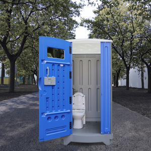 WC Portatile TOPPLA in HDPE e Acciaio con <span class=keywords><strong>Doccia</strong></span> <span class=keywords><strong>per</strong></span> Uso Esterno e Carport, Garanzia di 5 Anni, Facile Installazione - Product Image 1