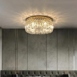 Lampadario Moderno a LED con Cristalli, Lampada da Soffitto per Camera da Letto, Illuminazione Rotonda per Interni - Product Image 2