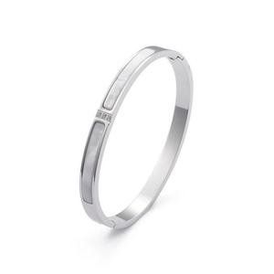 New Design Waterproof Wholesale Custom Stainless Steel Mother Bangle - Product Image 2