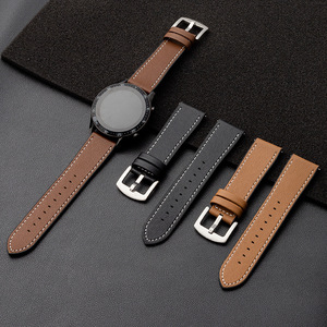 Convient pour <span class=keywords><strong>Apple</strong></span> Watch Strap Bracelet en cuir de silicone <span class=keywords><strong>Watch8</strong></span>/7 pour Huawei/Samsung 22mm Bracelet de montre en silicone de remplacement - Product Image 1