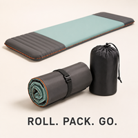 Matelas de camping auto-gonflant portable avec oreiller, tapis de couchage en TPU pour tente, camping en voiture, voyage, vente en gros, fabricant OEM ODM