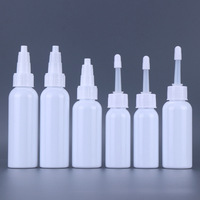 Flacon compte-gouttes en plastique avec embout en silicone souple pour le nettoyage des oreilles des animaux de compagnie