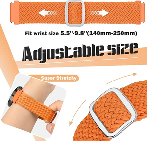 Bracelet de 20mm pour Garmin Vivoactive 6/Vivoactive 5/Garmin Venu/Venu Sq 2/Forerunner 55/165/645/245 Music bracelet élastique - Product Image 3