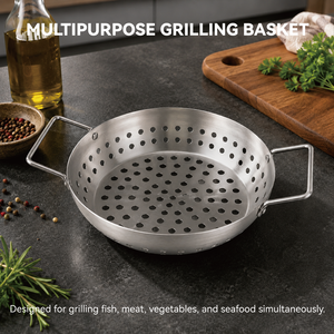 Ustensiles de barbecue pour la cuisine en plein air, plaque de cuisson réutilisable antiadhésive, plaque de cuisson ronde en fer - Product Image 4