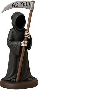 Nouvelle figurine religieuse de la mort émotionnelle pour Halloween - Résine époxy écologique - Product Image 5
