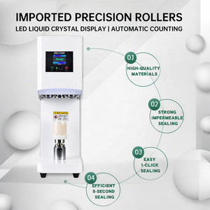 Factory Wholesale Semi-<b>Automatic</b> Non-rotating Commercial Manual Soda Beer Can Seamer Tin Sealer Beverage Bottles Sealing <b>Machine</b> - Product Image 4