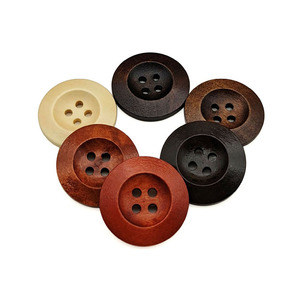 Nhanh Chóng Vận Chuyển Thời Trang In Đầy Màu Sắc Vòng 2 Lỗ 4 Lỗ Tự Nhiên Bằng Gỗ Nút Cho Áo Khoác Mùa Đông Áo Sơ Mi Bảo Hộ Lao động Đồng Phục - Product Image 4