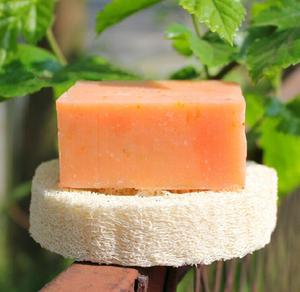 Supporto per Sapone in Luffa Naturale Fatto a Mano, Vassoio per Asciugare il Sapone, Porta Sapone in Luffa - Product Image 1