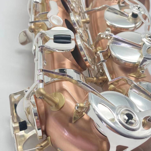 Saxophone <span class=keywords><strong>alto</strong></span> en argent plaqué Cooper avec logo Corrosion Artist - Product Image 2