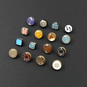 定制标志锌合金按扣供应商时尚服装及配饰装饰金属按扣 - Product Image 6