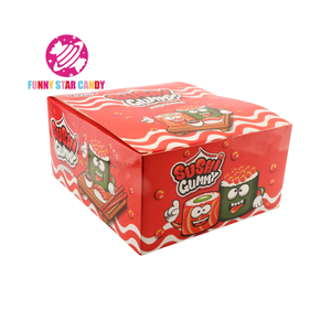 Caramelos de goma con forma de <span class=keywords><strong>sushi</strong></span> chino OEM, venta al por mayor, caramelos de Caramelo Suave con sabor a fruta gomosa - Product Image 6