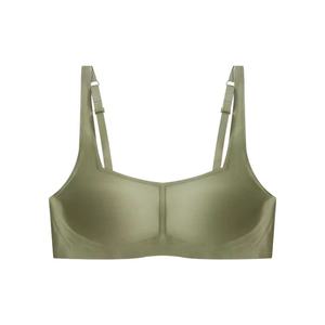 Sujetador de gel de una pieza cómodo, fino, sin costuras, de punto, con espalda en U, suave, transpirable, sin aros, para uso diario, copa 3/4, con almohadillas extraíbles - Product Image 3