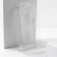 Boîtes d'emballage de qualité en promotion, boîtes pliantes en PET transparent, emballage transparent pour la maison avec formes découpées