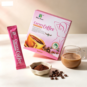 Y8 Marque Privée Café Curves Sachets de Café Instantané Beauté Femme Extrait Botanique OEM ODM Usine Vente en Gros en Vrac - Product Image 1