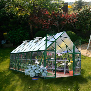 Precio de fábrica de alta calidad PC policarbonato cubierto al aire libre casas verdes/jardín invernadero - Product Image 6